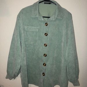 Oversized Corduroy Shirt
